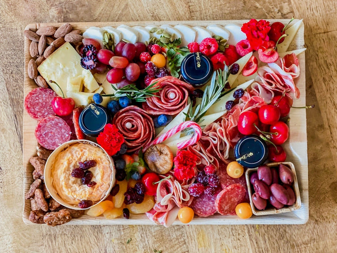 Christmas cheese and charcuterie board available in long island and nyc